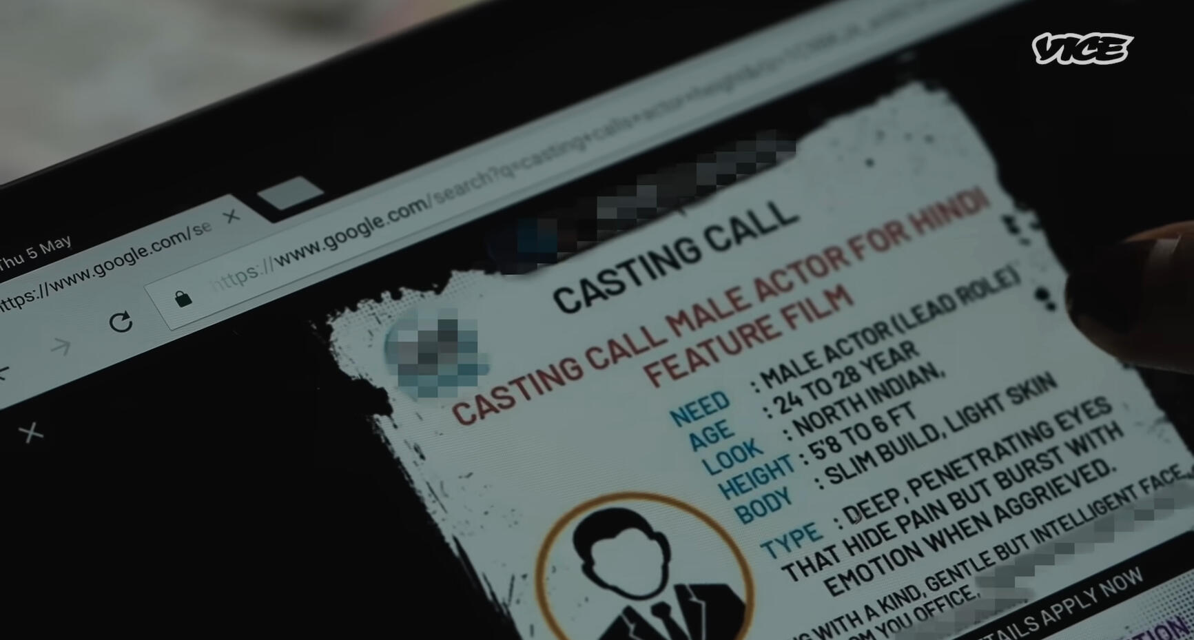 Shot in the film about matrimonial ads and their explicit height biases Shot in the film about matrimonial ads and their explicit height biases